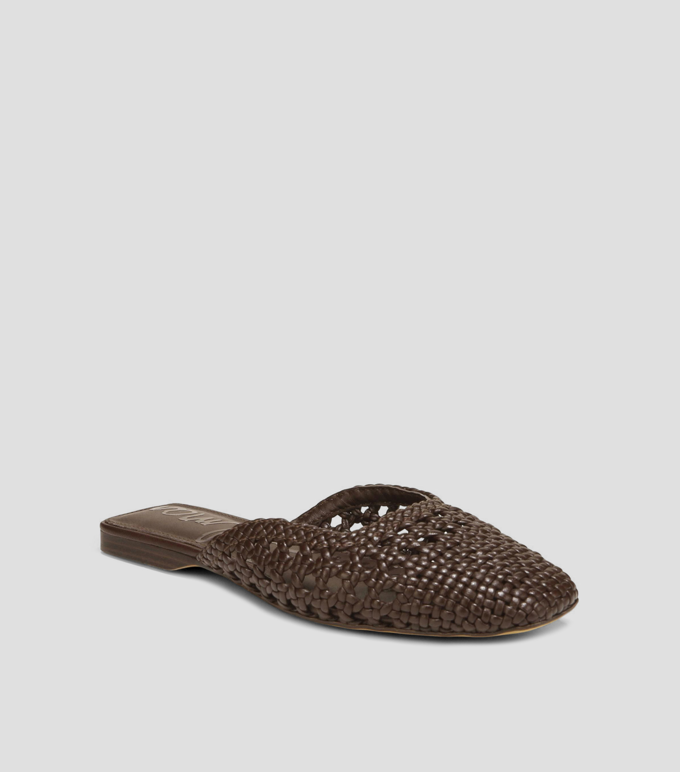 Zueco casual en piel Mujer